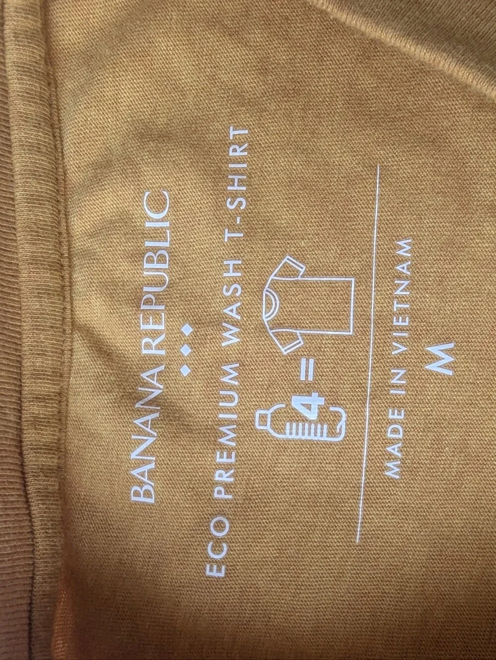 Banana Republic Men's Crew Neck T-Shirt - Mustard
